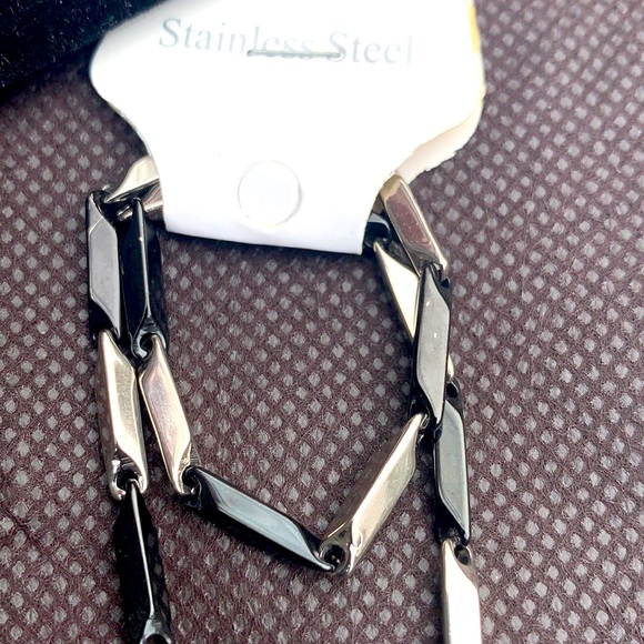 New 30” Black and silver chain. - Picture 3 of 8